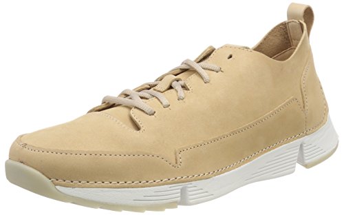 Clarks Herren Tri Spark Sneaker, Beige (Nude Nubuck)
