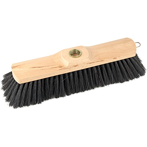 Fackelmann Besenkopf 34 x 10 x 9 cm aus Holz/Rosshaar