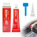 Pardofelis Dichtmasse Motor, 70ml Motordichtmasse Rot, Zylinderkopfdichtung Dichtmittel, Flüssigdichtung, Getriebe Motor Dichtung Ölwanne für Autos Motorräder Reparatur