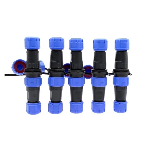 REIUAFWYGV SP1310 SP1311 Waterproof Docking Connector SP13 2pin 3pin 4pin 5pin 6pin 7pin IP68 Cable Connector(5P)