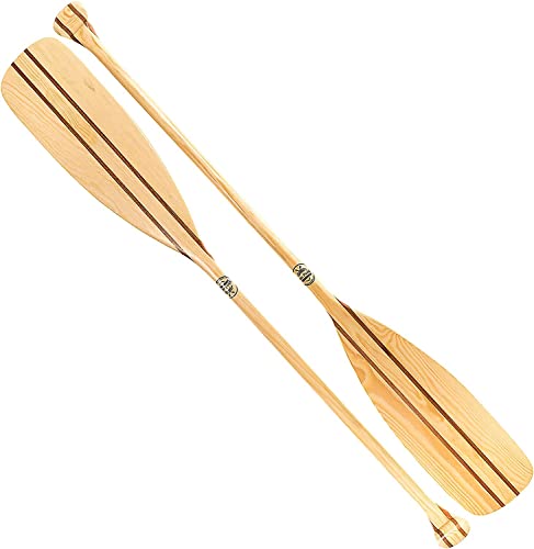 John Paddle Set: 2 Stück Holzpaddel, Stechpaddel aus Holz Höchste Qualität - EU ökologische Produktion (90 cm)