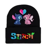 PQKL-party Stitc Mütze, Stitc Strickmütze, Stitc Strickmütze Jungen, Stitc Strickmütze Mädchen, Stitc Winter Beanie Mützen, Mütze Cap Skimütze Unisex Mütze für Kinder Geschenke