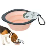 Travel Dog Bowl, Tragbare Hundeschalen Zum Reisen, Tierhilfe Mit Carabiner -Clip, Fütterung Von Wasserstiche Für Camping -Wanderhöfen Im Freien Fütterungszugriff: Bietet Eine Bequeme Fütterungslösung