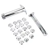 Überfüllte Maschine Polmer Clay Extruder aus Edelstahl Craft Gun Fondant Scuplture Tool Set Legierung Rotary Clay Extruder für die Bildhauerei