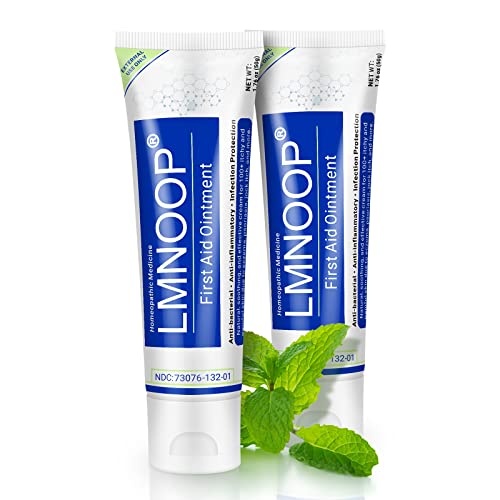 LMNOOP® Ekzem-Creme, Salbe zur Behandlung maximaler Stärke bei Hautausschlag, Psoriasis, Dermatitis, Urtikaria, Tinea Pedis, Pilzinfektion, Linderung für empfindliche, juckende, gereizte Haut (2-Pack)