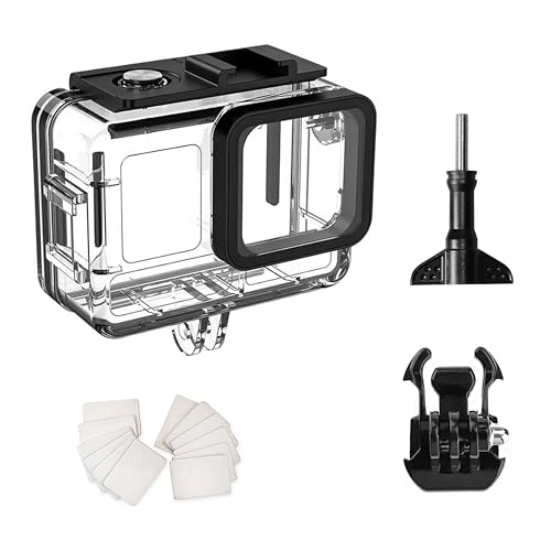 FitStill 60M/196FT wasserdichte Hülle für Insta 360 ace pro 2/ace pro, staubdichte und wasserdichte Schutzhülle, Unterwasser-Tauchgehäuse mit Ständerzubehör, geeignet für Insta 360 ace pro 2/ace pro