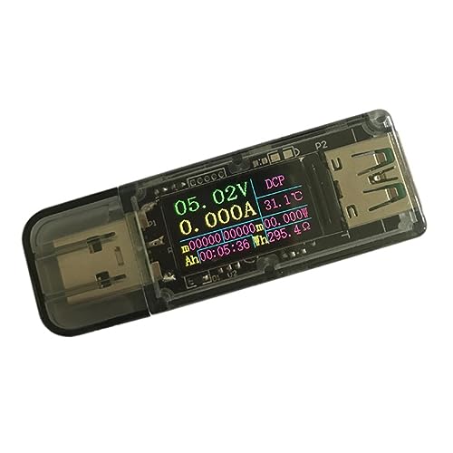 USB-Strommessung, DC Digital 30v 5A USB Tester Spannung Strom Leistung Kapazität Meter QC 2,0 3,0 FCP AFC DCP Detektor Power Bank Ladegerät Anzeige