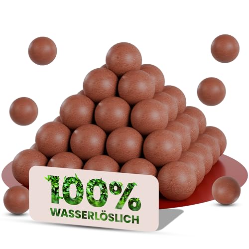 HITX® Steinschleuder Munition [1000 Stück] | Tonkugeln Biologisch Abbaubar | 8,5mm Schleudermunition | Zwille Munition | Schleuder Biokugeln | Slingshot Clay Balls Kugeln