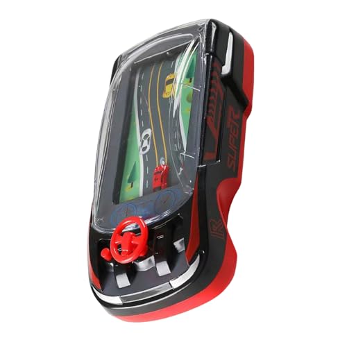 Rennwagen Spielkonsole - Spielmaschine Simulationsfahrzeug Spielzeug | Zwei-Spieler-, Interaktives Familientoy für Reise und Zuhause Kinder Erwachsene