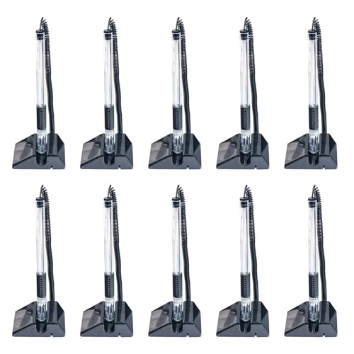 Asukohu Gel-Tintenstift mit Ständer, Gelschreiber, Gelschreiber, Business-Schreibstift, Schnurstift, Sicherheitsstifthalter, Tischstift, 10 Stück