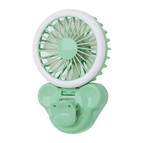 Tragbare Handheld-einfache Ventilator-Fülllicht-USB-Ladeklemme, Nachtlicht, Selfie-Licht, Mini-Ventilator-Clip, Handy-Live-Lampe