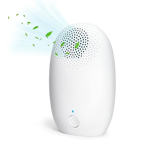 Kühlschränke Deodorizer USB, Mini Ozongenerator Geruchskiller Ozon Luftreiniger für Auto, Tragbar O3 Ozongenerator, Geruchsneutralisierer für Schuhschrank, 2000mAh Wiederaufladbarer