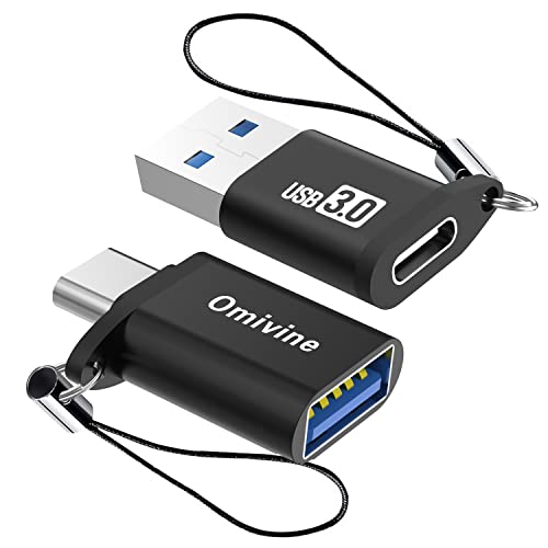 Omivine USB C Adapter Mit Schlüsselband - USB 3.0 Auf Typ C, 5 Gbps Datensync (Stil 4)