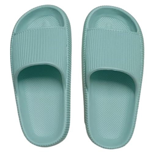 OJXTRDE Unisex Kinder Badeschuhe Hausschuhe Jungen Mädchen Sommer Hausschuhe Dusche Strand Slides Sandalen EVA Cozy Slides Dicke Sohle Wolken Pantoletten