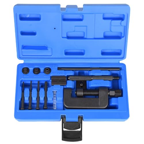 Thsakzo Kettennieter Motorrad,Motorrad Kettenbrecher Werkzeugsatz, Motorradketten Trennwerkzeug Nietwerkzeug,Riveting Tool Motorcycle, Motorradketten Kettentrenner Für Atv Dirt Bike Fahrrad/Motorrad