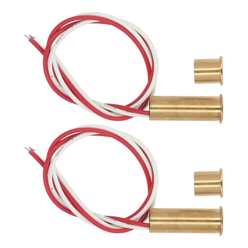 Versenkter Magnetschalter, 2 Sätze Versenkter Magnetschalter DC12 Bis 24 V B NC Verdrahteter Türsensor Win Reed-Schalter für die Steuerung des Alarmsystems A