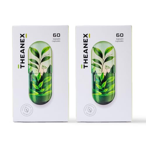THEANEX Die Original-Formel 2024 mit Matcha-Pulver, Spirulina-Pulver, L-Carnitin, L-Arginin & Garcinia Cambogia, 120 Kapseln (2er Pack)