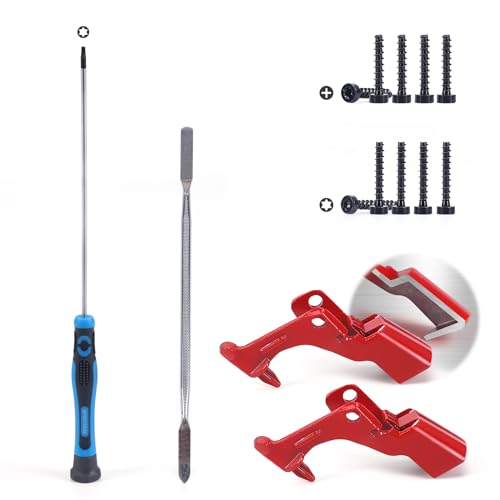 2 Stück V11 V10 Schalter Verstärkt, Metall Ersatzteile Trigger Reparieren Knopf für Dyson SV12 SV14 Staubsauger Zubehör mit Reparaturwerkzeugen