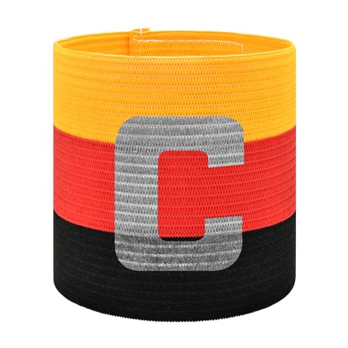 Mezeic Kapitänsbinde Classi C Kapitänsbänder Unisex Kapitäns Armband Jugendliche & Erwachsene Kapitänsbinde Fussball Elastisch Einstellbare Sport Armbinde
