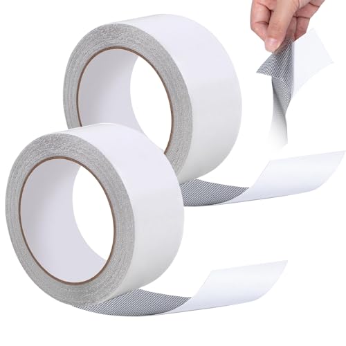 Fliegengitter Reparatur Set 2 Stück Selbstklebend Glasfaser Reparatur 5cmx5m Insektenschutz Fliegengitter Reparatur Klebeband Fliegengitter Flicken für Reparaturlöcher Siebnetz