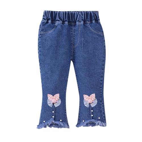 Baby Mädchen Denim Jeans Kleinkind Kind Hosen Jeans Weiche Elastische Taille Denim Hosen Leggings Baby Mädchen 92