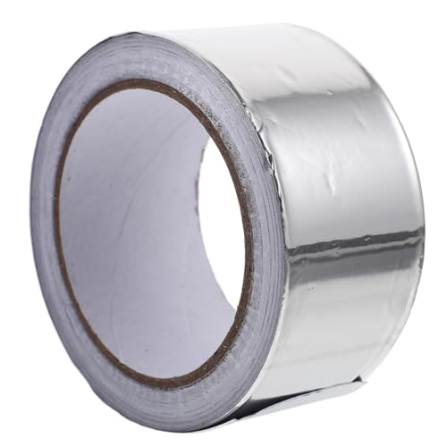 DIYEAH 1Rolle Aluminiumfolien Rohrband Hochtemperatur Isolierband für Fußbodenheizung Wasserdichtes Abdichtband Multifunktionale Anwendung für Rohrisolierung und Wärmedämmung