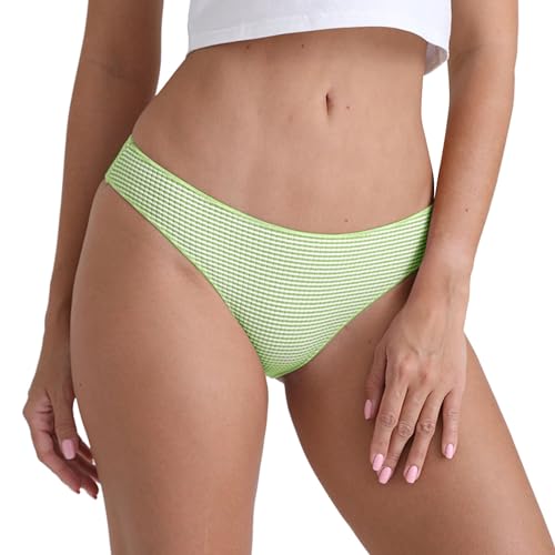 Dessous Sexy Unterwäsche Damen Mit Strapse einfarbig, Baumwolle, Schritt-Unterwäsche Frau Sexy Unterwäsche (Green, L)