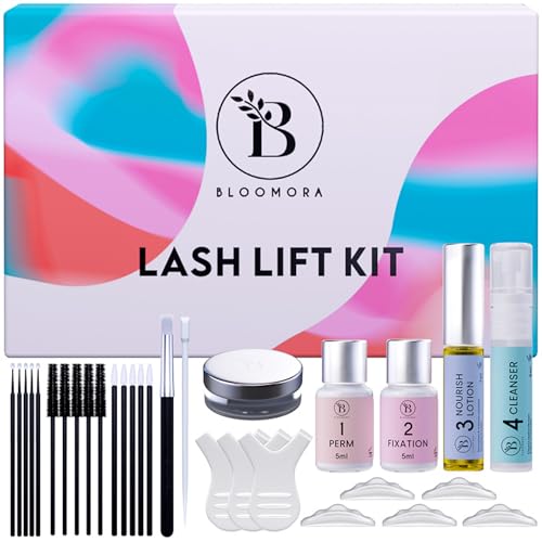 Wimpernlifting Set, Lash Lifting Set Hält 6-8 Wochen, 15 Anwendungen, DIY Wimpernwelle Set, Wimpern Lifting Set, Lash Lift Kit, Lash Lift Set mit Anleitung