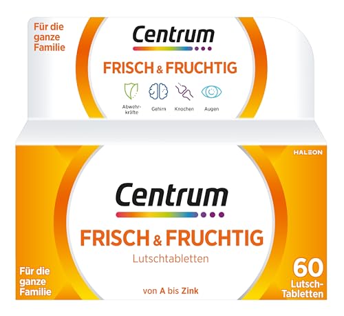 Centrum Frisch und Fruchtig, 60 St., Die leckere Mikronährstoffversorgung für die ganze Familie, Verpackung kann variieren