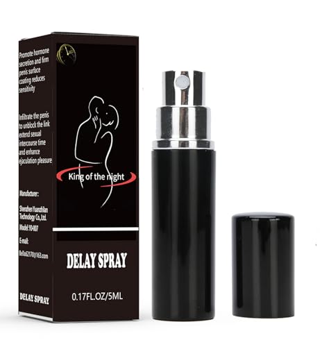 Delay Spray Sexual Enhancer für Männer,Desensibilisator Men's Delay Spray-Leicht zu tragen-Ein Muss für Paare im Bett, verlängert effektiv die Zeit der Männer und erhöht den Komfort, 5 ml