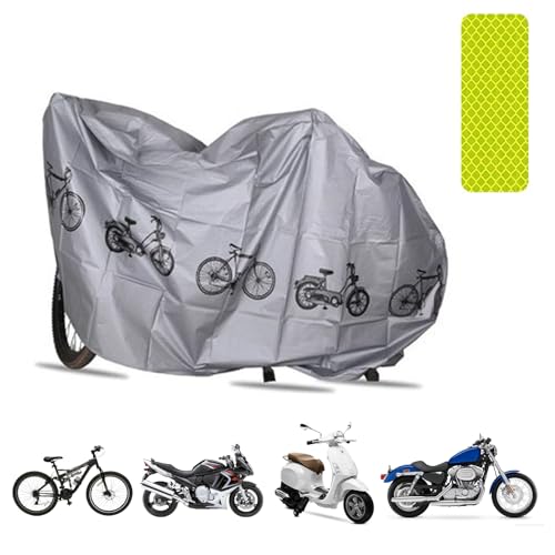 Motorrad Abdeckplane,Outdoor Wasserdicht Motorradabdeckung,Wasserdicht UV-Beständiges Motorradgarage,Sommer Winterfest,Abdeckplane für Motorrad Motorroller (200cmx110cm)