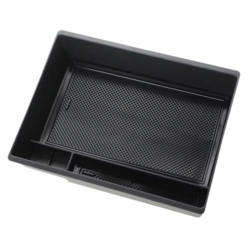 PQAWSFR Mittelkonsolen Organizer Kompatibel Mit Isuzu Für D-Max Für DMAX 2024 Organizer-Ablage Für Die Mittelkonsole Im Auto Innenarmlehneneinsatz Sekundäre Aufbewahrungsbox Schwarz
