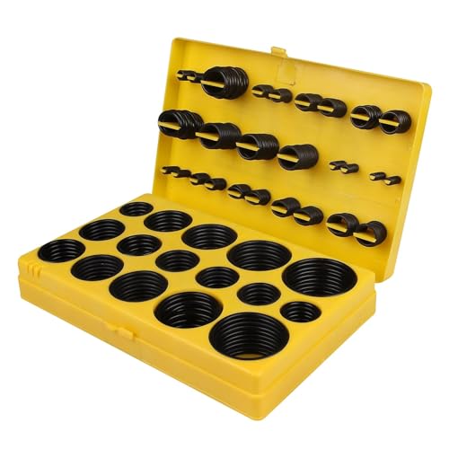 ROTHENBERGER Industrial 420 tlg. O Ring Sortiment Set NBR Ø 3-50 mm O Ringe Dichtungsset Gummi Dichtung Sortiment Dichtring 1500005010