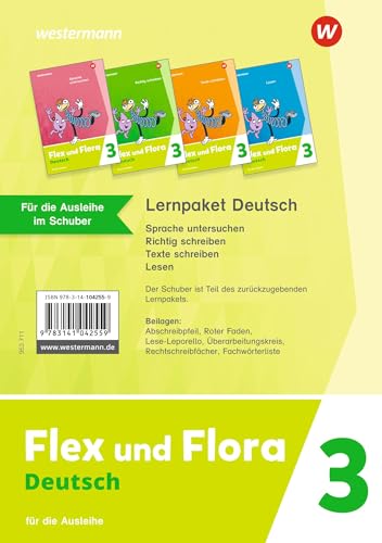 Flex und Flora - Ausgabe 2021: Lernpaket Deutsch 3 (Druckschrift) für Rheinland-Pfalz Für die Ausleihe: Ausgabe 2021 - Kompetenzhefte 3 Paket: Für die Ausleihe