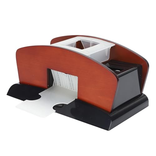 Elektrische Automatische Kartenmischmaschine, One Key Start Poker Shuffler Machine, Geräuschärmere Schnellmischmaschine, Tragbarer Automatischer Kartenhändler für