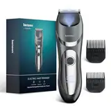 kensen Intimrasierer Mann, Rasierer Herren Intimbereich Aufladbar Typ-C Körperrasierer Herren IPX7 Wasserdicht Body Groomer Men Trimmer Herren Intimbereich mit LED-Licht Beine Brust Achselhöhle Leiste