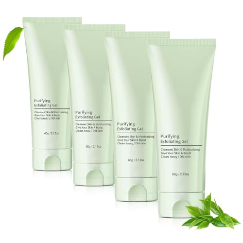 Reinigendes Peeling-Gel, Peeling-Gesichtspeeling, entfernt sanft abgestorbene Hautzellen, befreit die Poren, aufhellendes Gesichtspeeling, Reinigungsgel für alle Hauttypen (4)