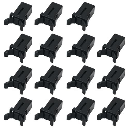 AORVYUI 15x Touch Top Mülleimer Deckel Kunststoff Reparatur Ersatz Kompatibel mit 3 bis 50 Liter Touch Deckel Mülleimer Auto Sonnenbrille Set Schwarz
