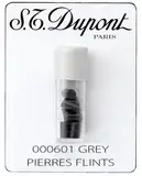 Feuerstein grau Dupont Original für Feuerzeuge verschiedene Modelle Packung mit 8 Stück