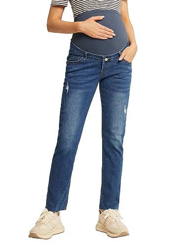 Maacie Women's Slim fit Maternity Jeans