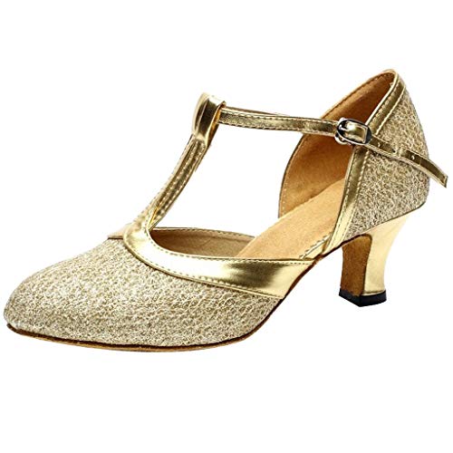 Frauen Ballsaal Tango-lateinamerikanische -Tanzschuhe Pailletten Schuhe soziale Schuhe Gastronomie Schuhe Damen