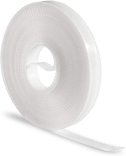 varivendo 4 Rollen Fenster-Fliegengitter Klettband selbstklebend 5,6m x 1cm Pilzkopfband = 22,6 Meter (4er Set)