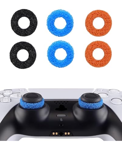 Precision Rings Aim Ringe: 6X Schaumstoffring für Thumbstick Stoßdämpfer - 3 Stärken - PS5 Zubehör, PS4 Zubehör, Xbox Zubehör - Optimales Playstation Zubehör & PS5 Accessories für Esports