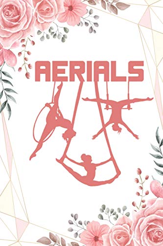Aerials:: Notebook Aerialist Practice Writing Diary Ruled Lined Pages Book 120 Pages 6 x 9 Gift for aerial silk aerial hoop