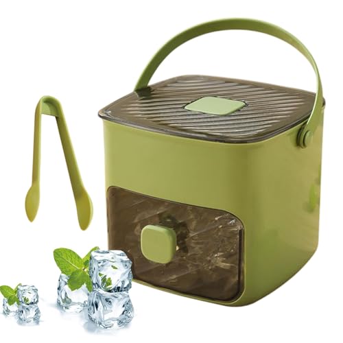 Mbiyhgta Eisschalen für Gefrierschrank, Eisformen für Cocktails | Einfache Veröffentlichung Chilling Cube Making Box | Pressetyp-Design, große Kapazität Eisherstellung für Küche, Picknick, Camping