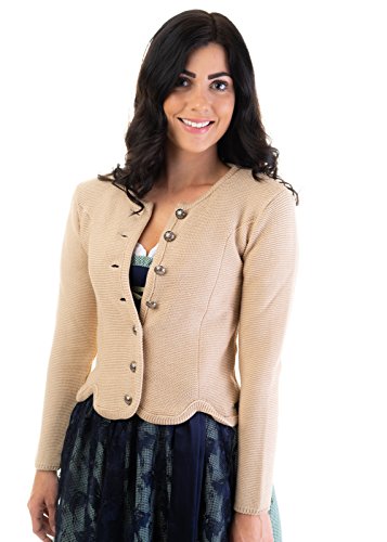 JACKE - TRACHTENJACKE BEIGE (ORIGINAL TRACHTL) Größe 44