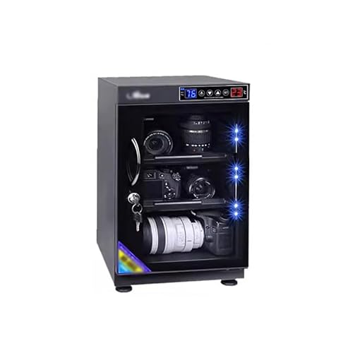 SLR-Kamera-/Objektiv-/Briefmarken-Trocknungsbox, Intelligente Dual-Screen-Steuerung, Entfeuchtungsschrank Für Fotografische Geräte,40L
