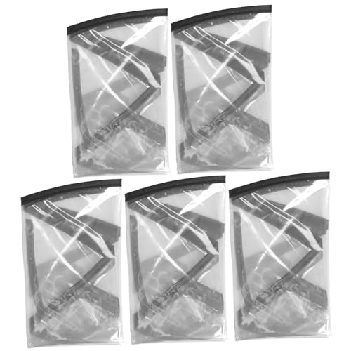 Sosoport 5St Outdoor-Regenhut wasserdichte kappe Wasserfester Hut Haarschonende Regenmütze Leichte Regenmütze Klappbare Regenmütze Regenhut Damen Regenhaube mit Visier Plastik Transparent