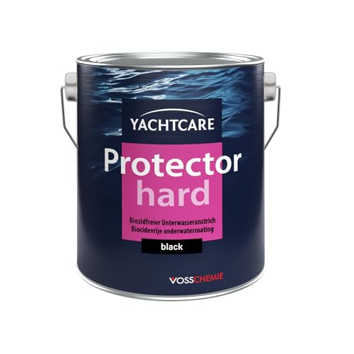Yachtcare Unisex – Erwachsene Protector schwarz Biozidfreier Unterwasseranstrich, 2,5L