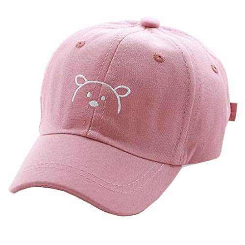Yixda Baby Kids Kappe Junge Mädchen Verstellbar Sonnenhut Baseball Cap (Hot Pink)